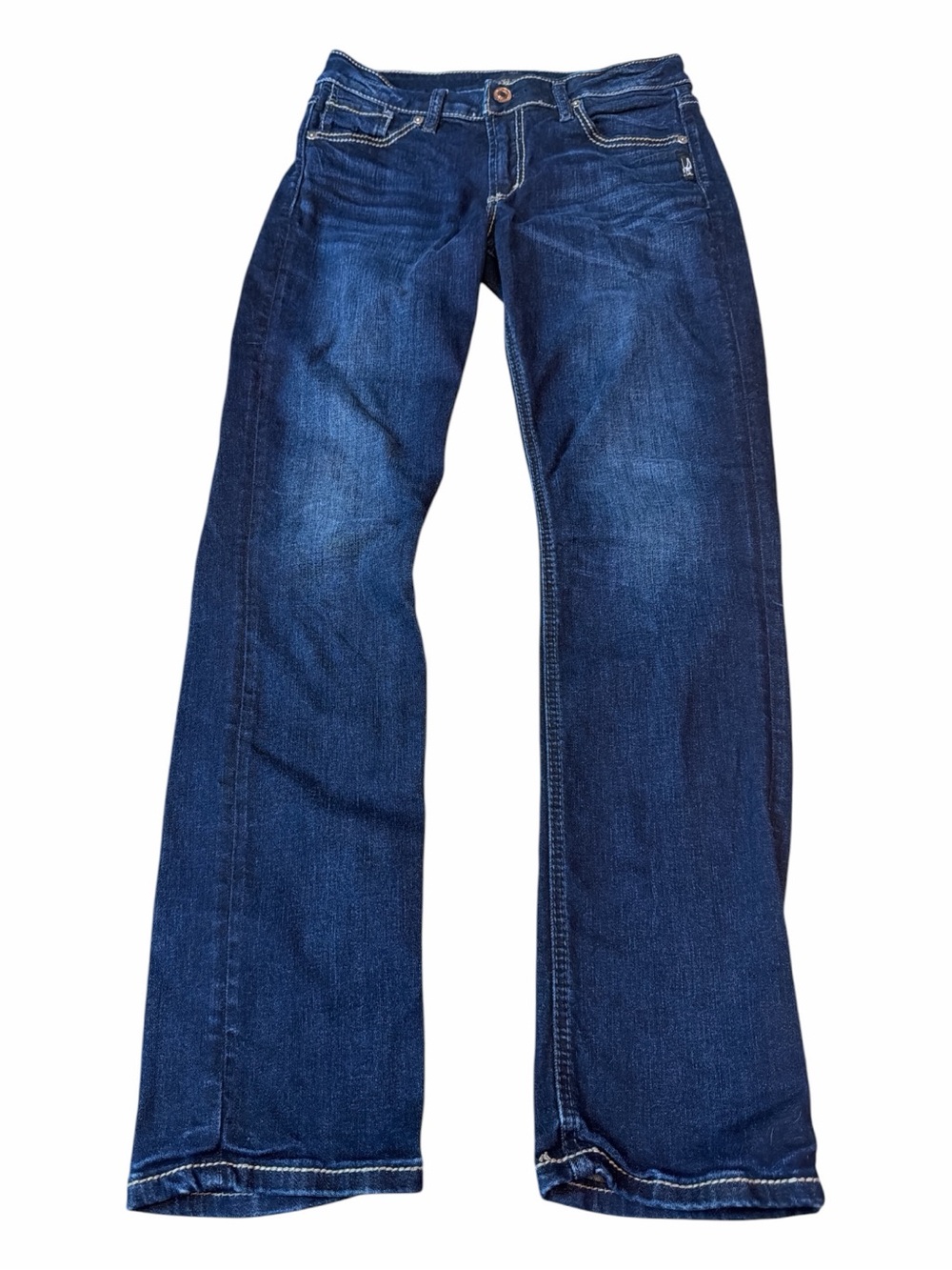 Silver Jeans Avery Straight Dark Wash Stretch Jeans 29x30